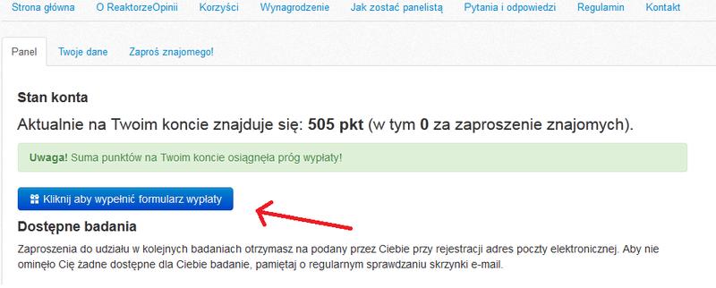 Reaktor Opinii platforma zarobkowa