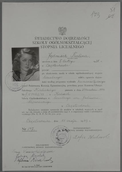 Duplikat świadectwa maturalnego