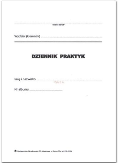 Dziennik praktyk zawodowych