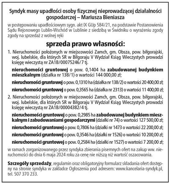 Masy upadłości w wynagrodzeniu